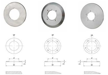 Нож дисковый плоский